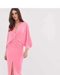 Розовое платье-миди от Flounce London Tall
