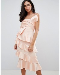 Розовое платье-миди от Forever Unique