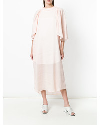 Розовое платье-миди от Balossa White Shirt