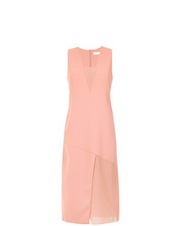 Розовое платье-миди от Giuliana Romanno