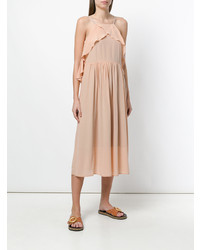 Розовое платье-миди от Semicouture