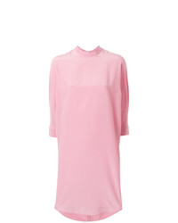 Розовое платье прямого кроя от Aspesi