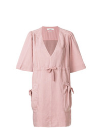 Розовое платье прямого кроя от Isabel Marant Etoile
