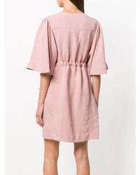 Розовое платье прямого кроя от Isabel Marant Etoile