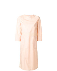 Розовое платье прямого кроя от Marni