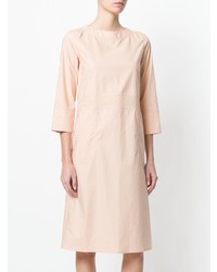Розовое платье прямого кроя от Marni