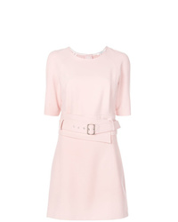 Розовое платье прямого кроя от Veronica Beard