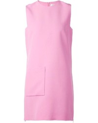 Розовое платье прямого кроя от Victoria Beckham
