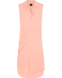 Розовое платье-рубашка от MCQ