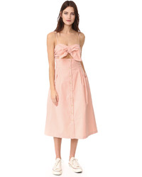 Розовое платье с вырезом от Sea