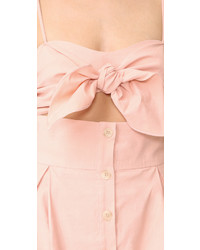 Розовое платье с вырезом от Sea