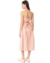 Розовое платье с вырезом от Sea