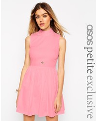 Розовое платье с плиссированной юбкой от Asos