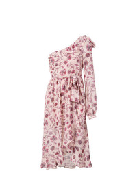 Розовое платье с пышной юбкой с принтом от For Love And Lemons