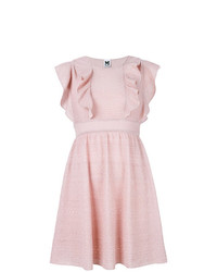 Розовое платье с пышной юбкой с рюшами от M Missoni