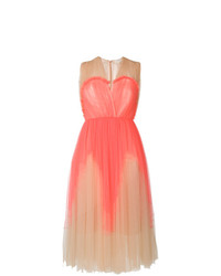 Розовое платье с пышной юбкой от DELPOZO