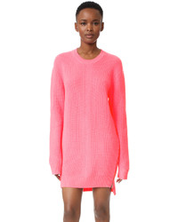 Розовое платье-свитер от MCQ