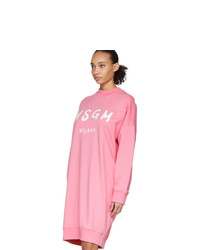 Розовое платье-свитер от MSGM