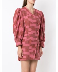 Розовое платье-смокинг от Lilly Sarti