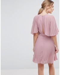 Розовое платье со складками от Asos