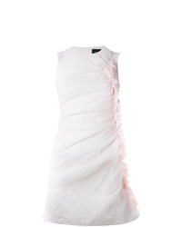 Розовое платье-футляр с рюшами от Simone Rocha