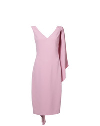 Розовое платье-футляр от Cushnie et Ochs