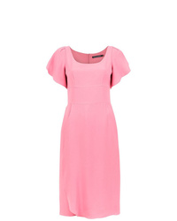 Розовое платье-футляр от Reinaldo Lourenço