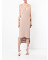 Розовое платье-футляр от Dion Lee