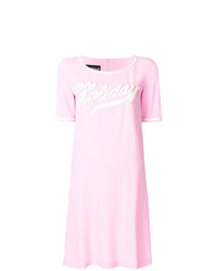 Розовое повседневное платье с принтом от Boutique Moschino