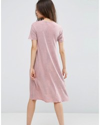 Розовое повседневное платье от Asos