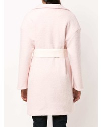Женское розовое пушистое пальто от Framed