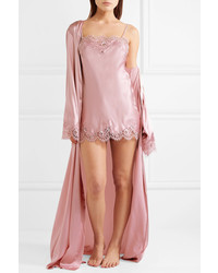 Розовое сатиновое платье от I.D. Sarrieri