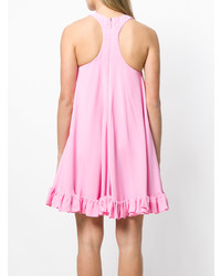 Розовое свободное платье от MSGM