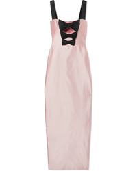 Розовое шелковое вечернее платье от Rasario
