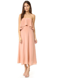 Розовое шелковое платье от Zimmermann