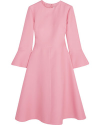 Розовое шерстяное платье от Valentino