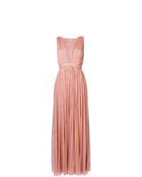 Розовое шифоновое вечернее платье от N°21