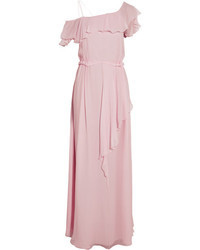 Розовое шифоновое вечернее платье от philosophy