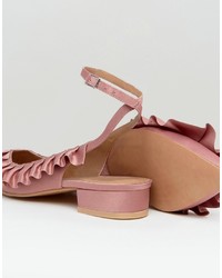 Розовые балетки от Asos