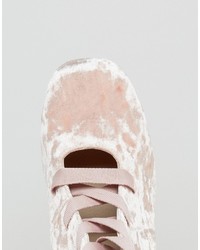 Розовые ботильоны на шнуровке от Asos