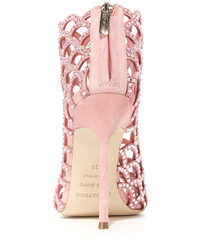 Розовые ботильоны от Sergio Rossi