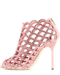 Розовые ботильоны от Sergio Rossi