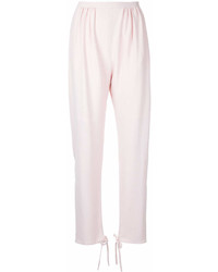 Женские розовые брюки-галифе от Chloé