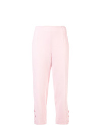 Женские розовые брюки-галифе от Lela Rose