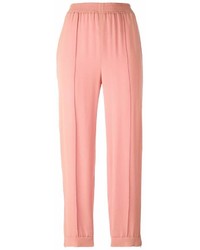 Женские розовые брюки-галифе от Marni