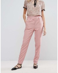 Женские розовые брюки-галифе от Fashion Union