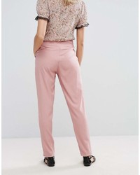 Женские розовые брюки-галифе от Fashion Union