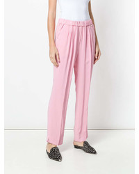 Женские розовые брюки-галифе от Twin-Set