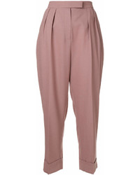 Женские розовые брюки-галифе