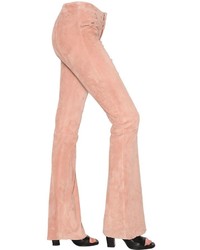 Розовые брюки-клеш